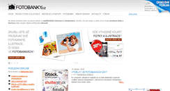 Desktop Screenshot of fotobanky.cz