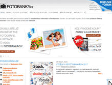 Tablet Screenshot of fotobanky.cz